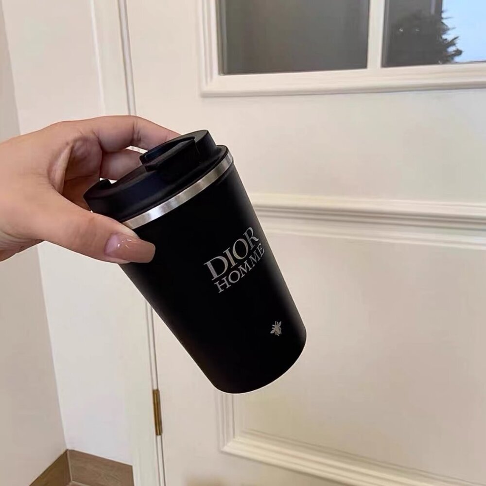 NWT Dior Black Coffee  Travel Mug With Box!